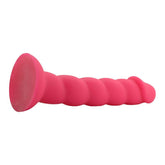 Spiral Pink Cock Dildo for Enhanced Stimulation DONGS